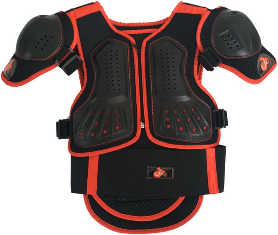 Kids Motorcycle Armor Suit Dirt Bike Chest Spine Protector Back Shoulder Arm Elbow Knee Protector Motocross Racing Skiing Skating Body Armor Vest Sports Safety Pads 3 Colors