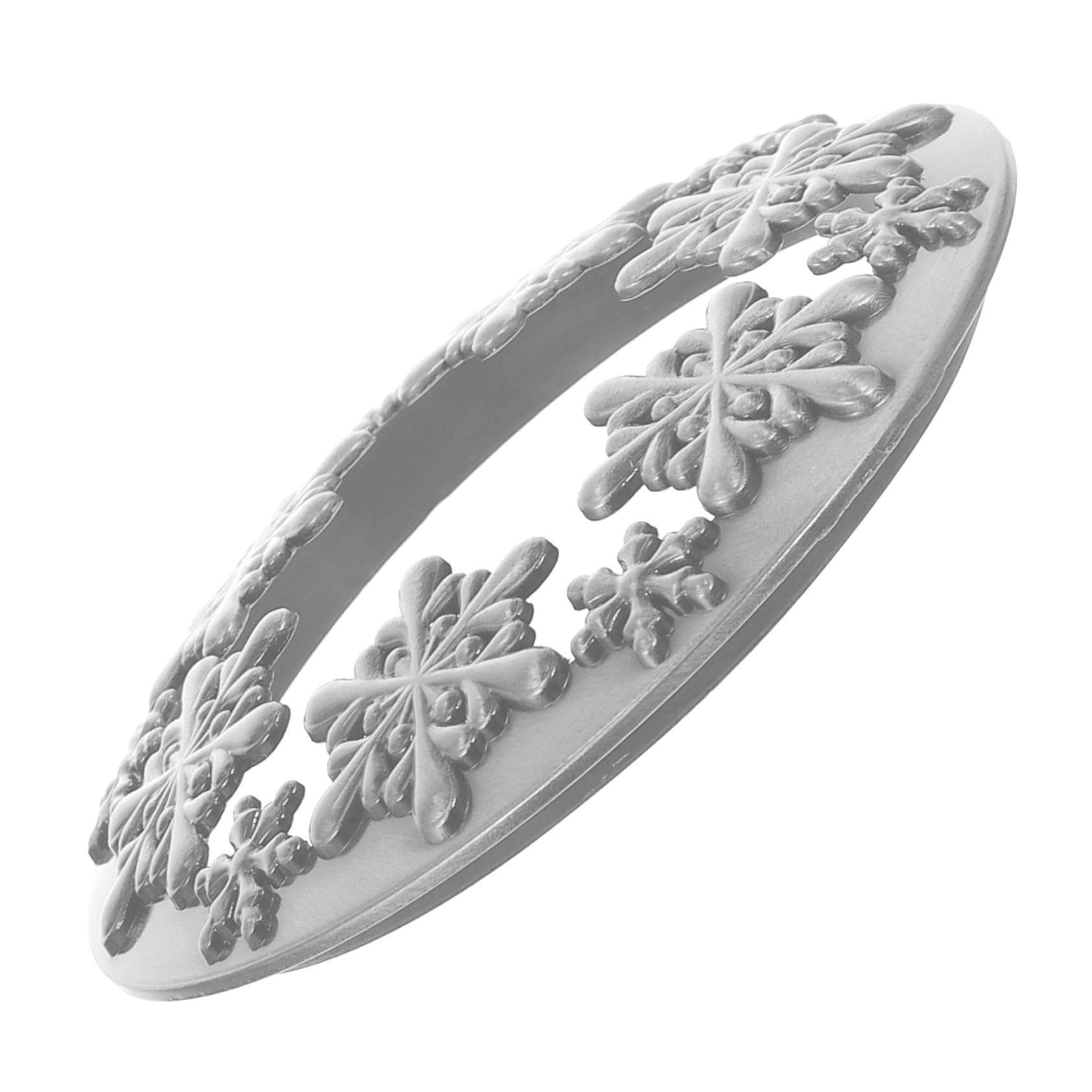 HOODANCOS 1pc Vintage Snowflake Candle Cup Cover Unique Zinc Alloy Lid for Jar Candles Decorative Accessory for Christmas Fits Cups Design