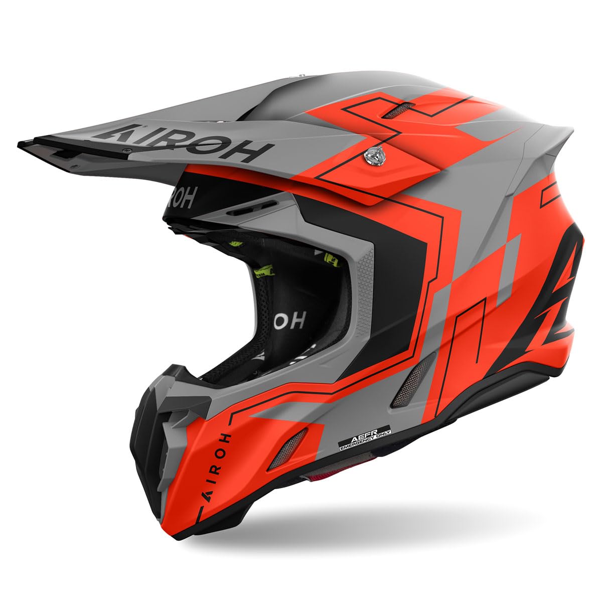 AIROH TWIST 3 DIZZY ORANGE FLUO MATT L