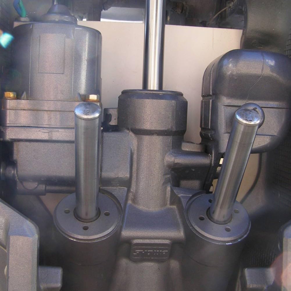 Tappo di ricambio per cilindro con guarnizioni per motore fuoribordo 55-90HP Power Trim Tilt Assy, componente per barche in lega di alluminio, kit di riparazione parti motore OEM 6H1-43821-11