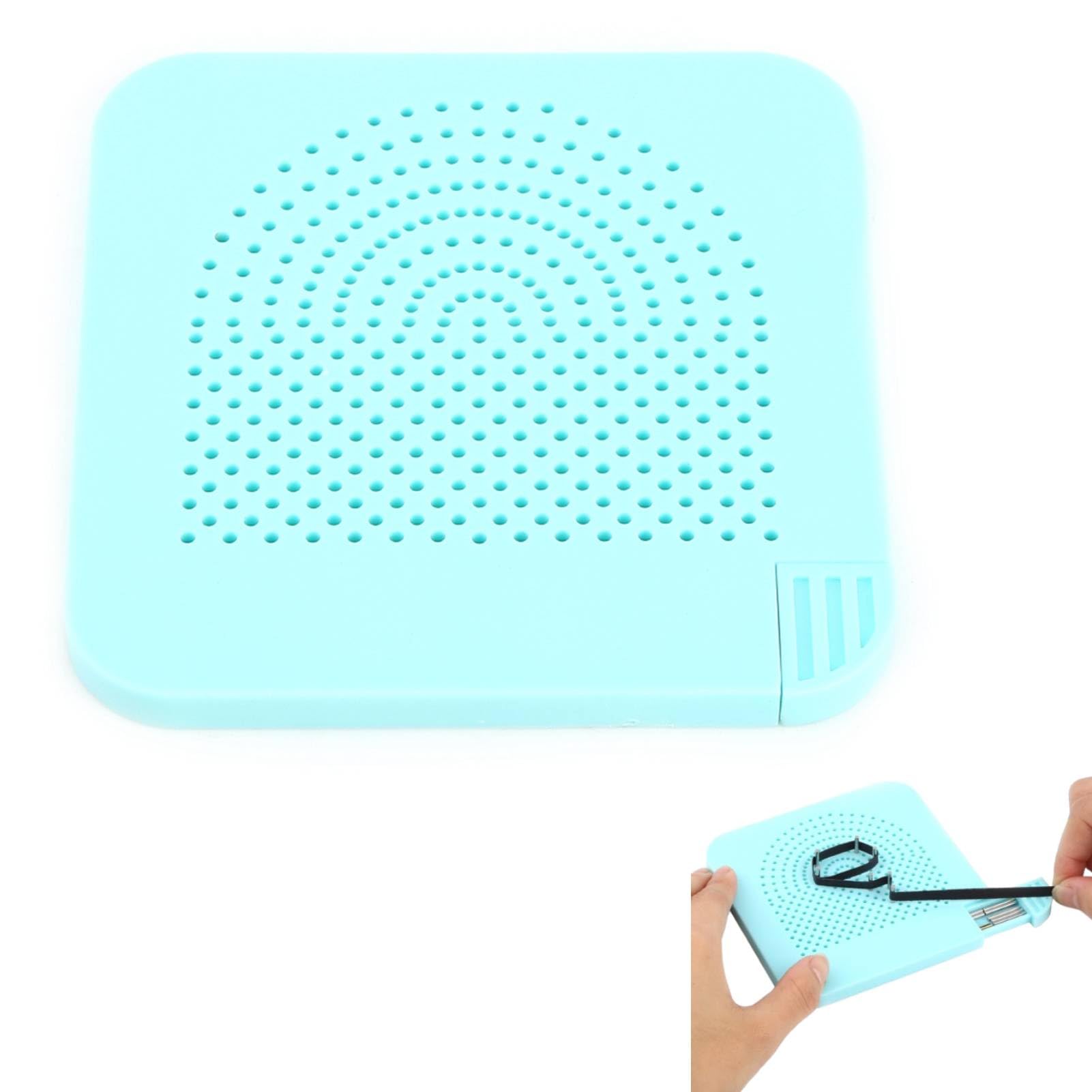 Quilling Knitting Board, Paper Quilling Board Quilling Tool Roll Quiller with Stainless Steel Pins Storage Draw for Paper Craft