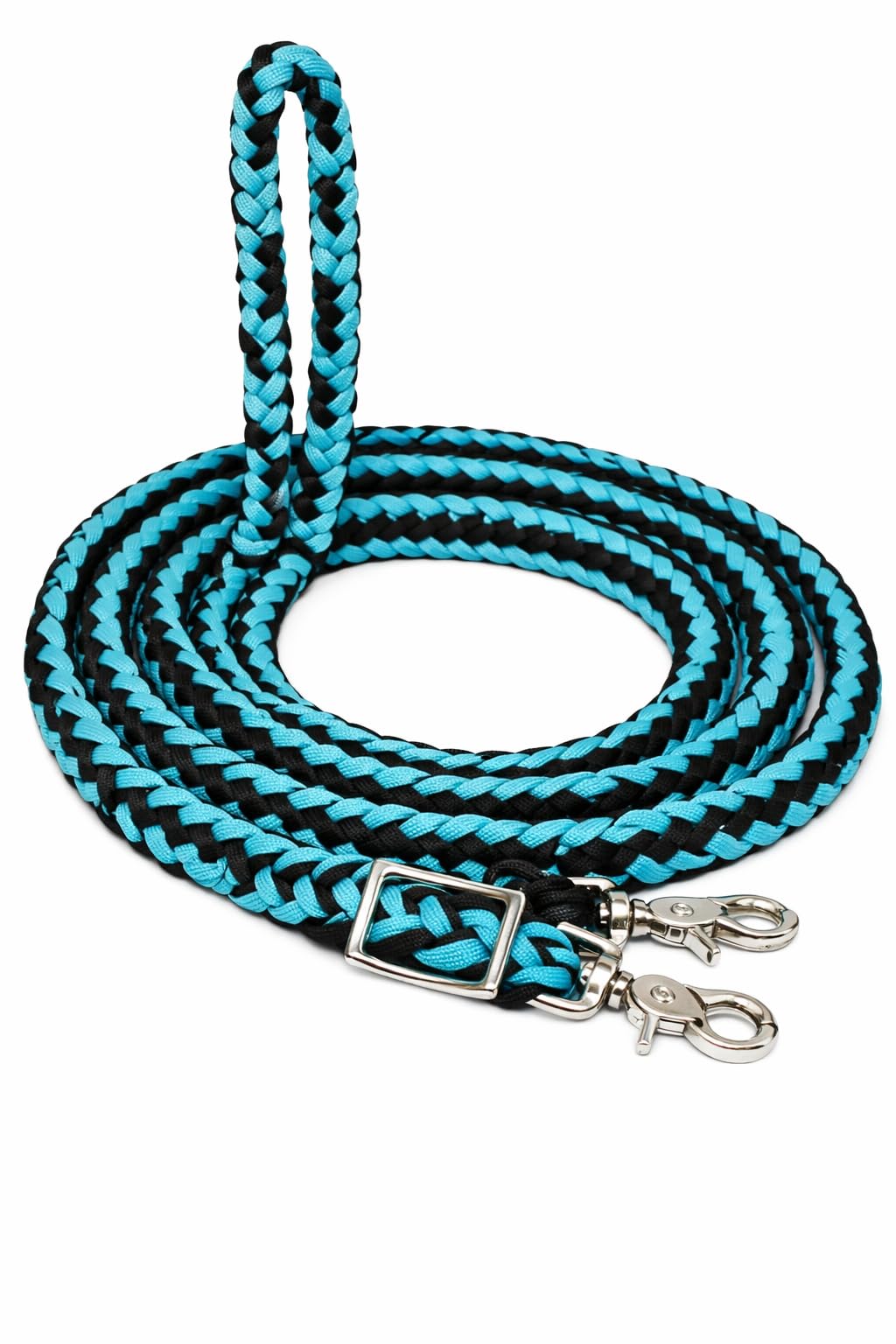Lot 3 Rênes Western Gaming Corde Nylon Réglables Avec Snaps
