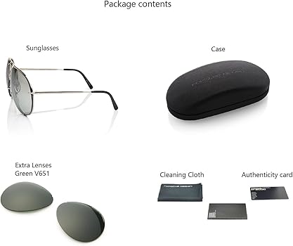 Amazon.com: Porsche Design Sunglasses P 8478 b Titanium