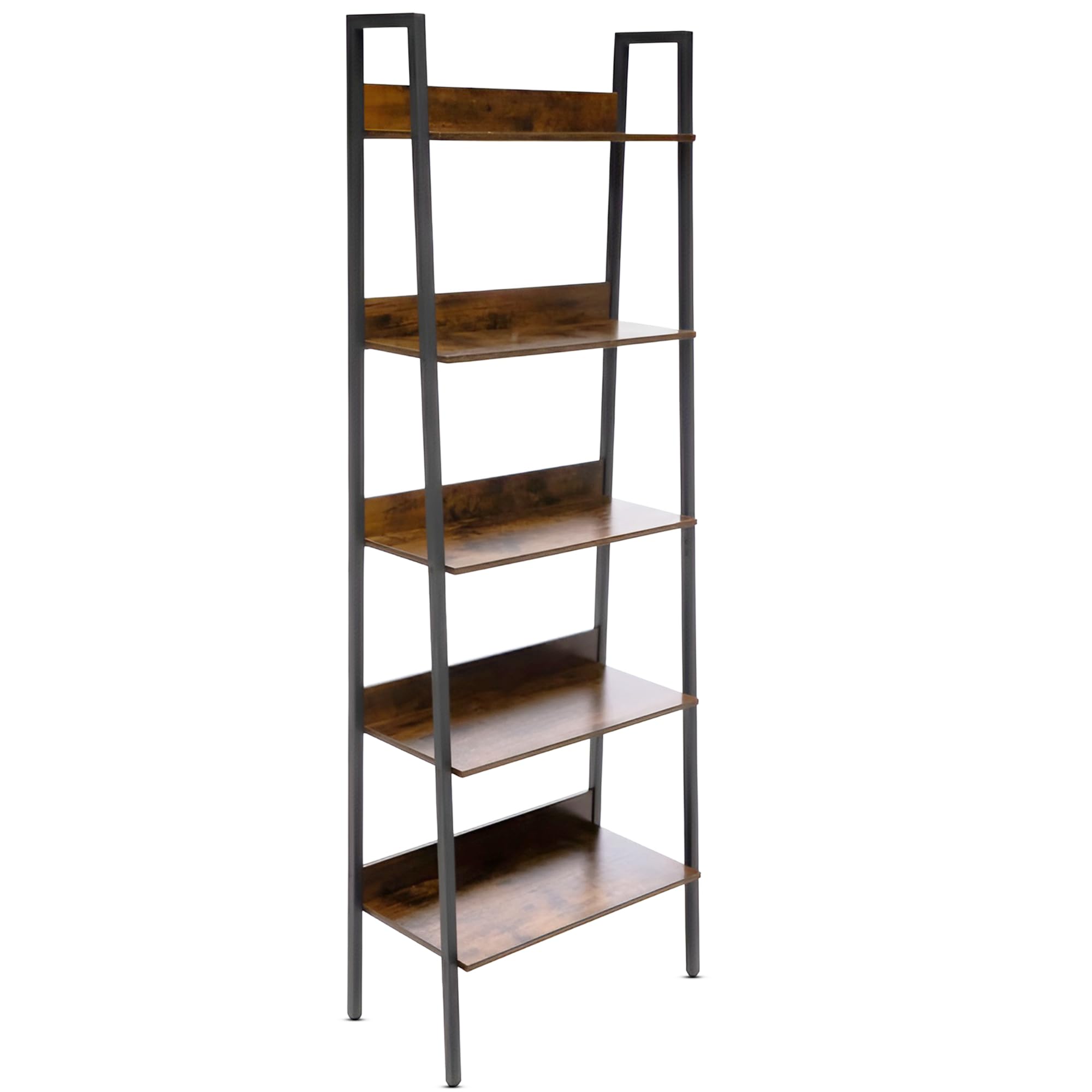Mdf Ladder Rack Industrial Ladder Storage Costway 6 Tier Ladder Shelf 72 Inches