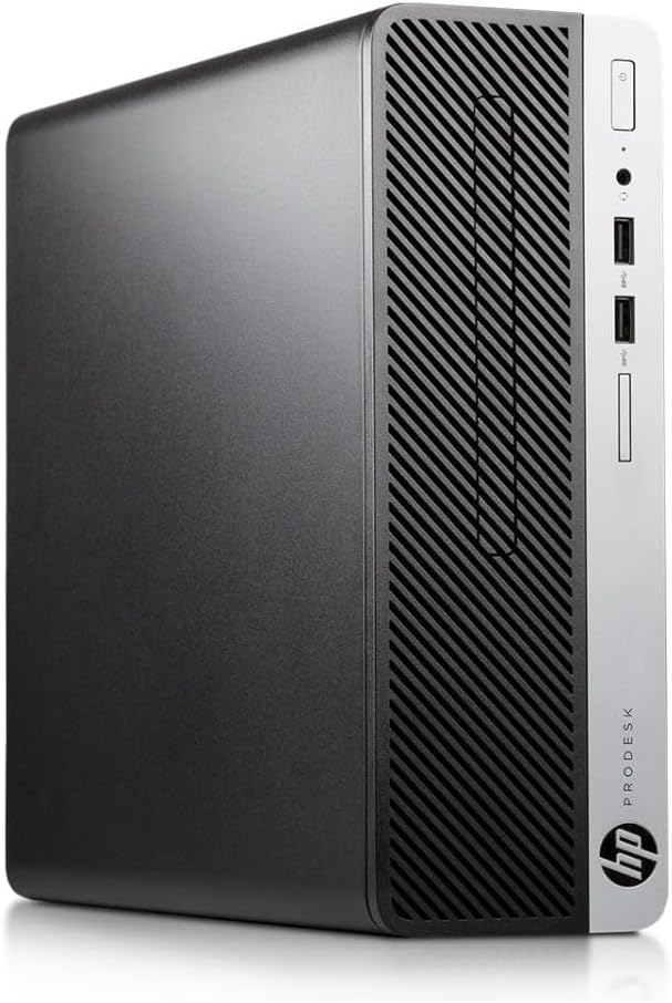 HP ProDesk 400 G4 SFF Desktop Computer PC, Core i5-6500T, 8GB RAM, 256GB SSD, Wi-Fi, DisplayPort, Wired Keyboard and Mouse, Windows 11 Pro (Renewed)