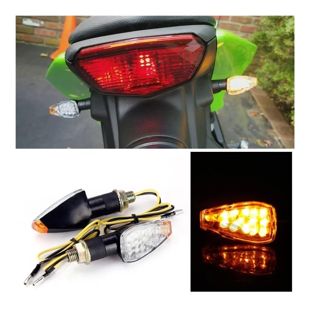 Indicateurs De Moto Lot De 4 Clignotants LED pour pour Ni&nja 1000 250R 300 500R 650 ZX10R ZX12R