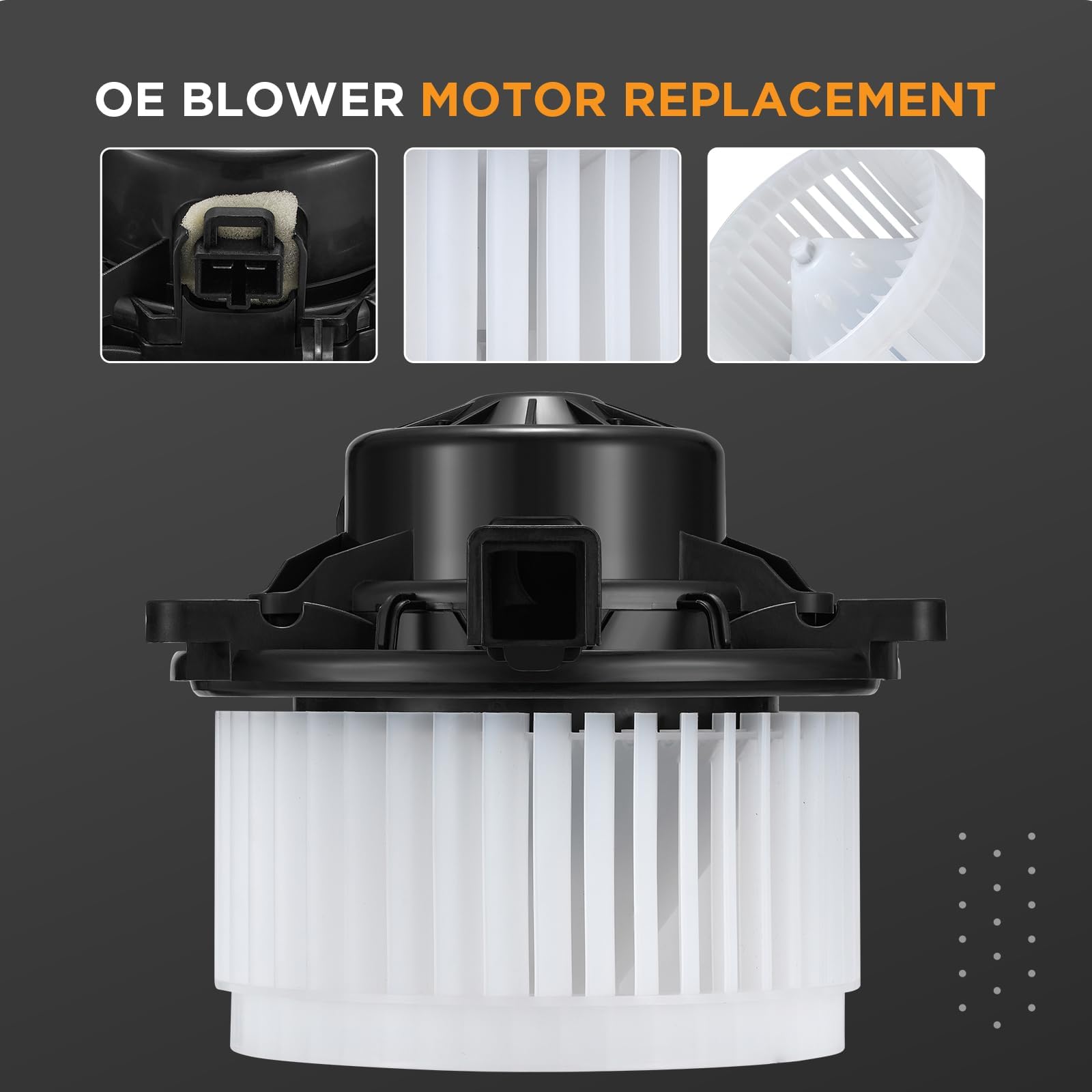 Motor de ventilador HVAC 700269 compatible con Chevy & Buick, ventilador de calentador para SK700269, 2311439, 13263279, ventilador de CA, 13369460, GM3126156, 20782694, PM9375 conjunto de