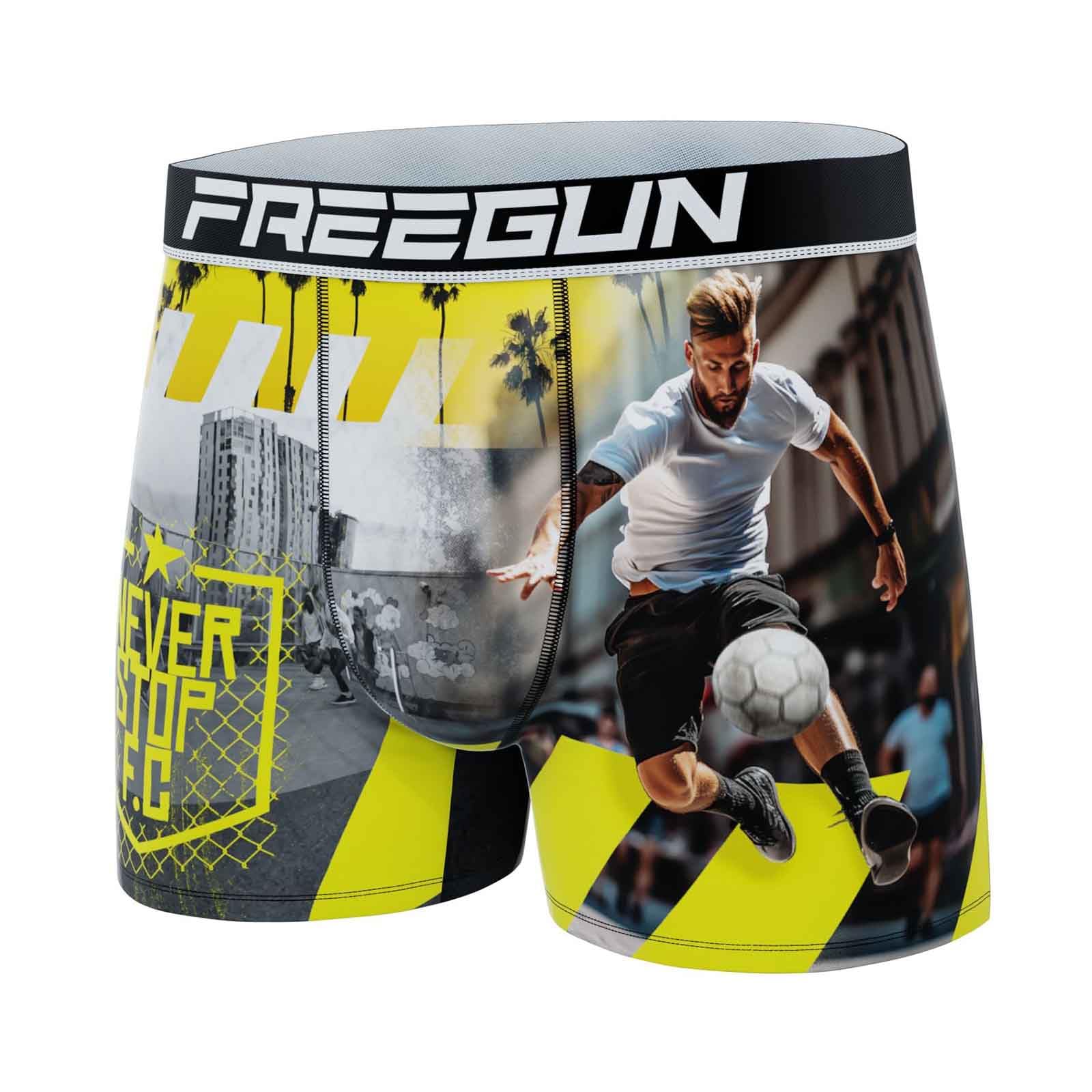 FREEGUN Lot de 6 Boxers Microfibre Homme