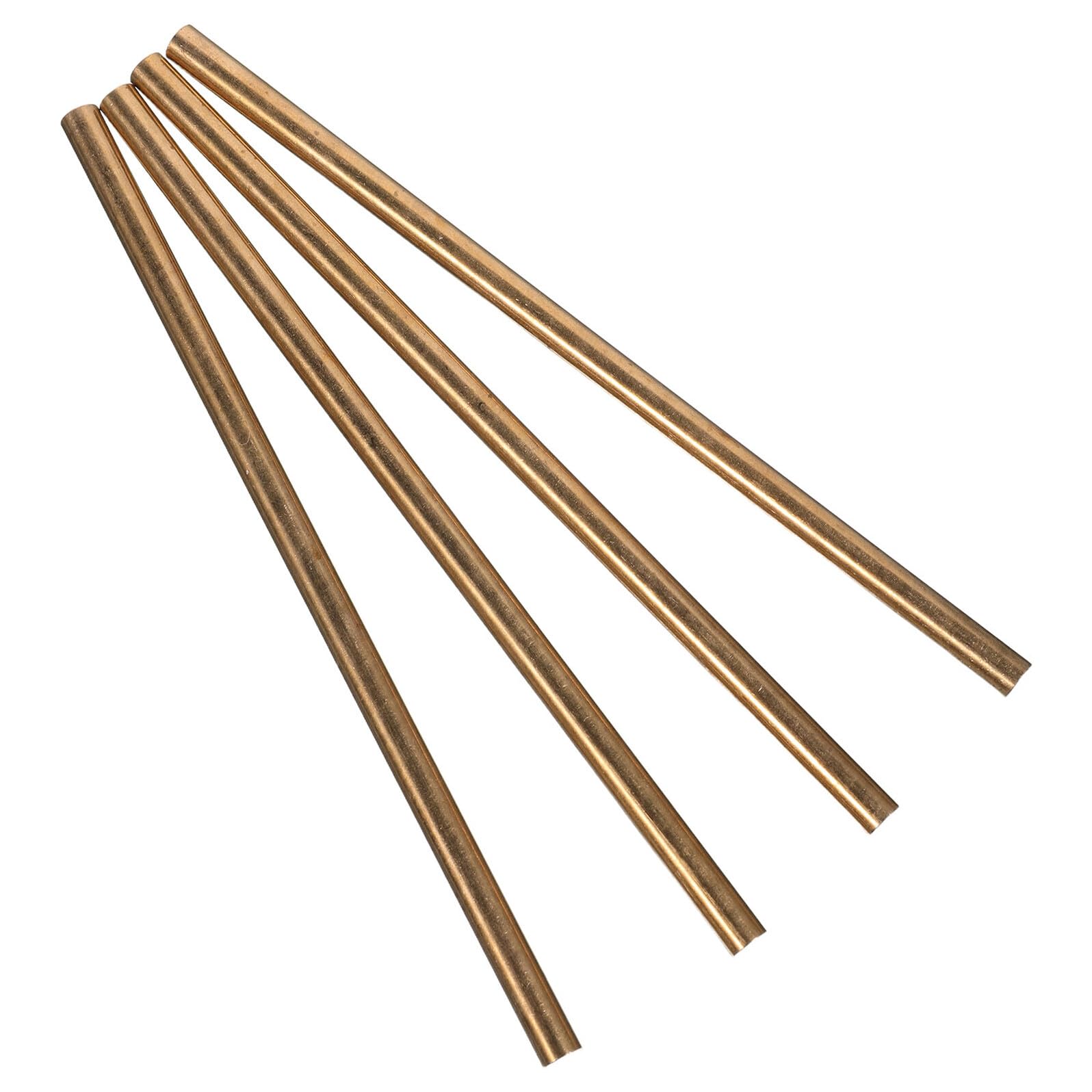4 Piezas Rivetes de Cobre Macizo para Mango de Cuchillo Pasadores Robustos para Fabricación y Reparación de Mangos Fijación Precisa para Bricolaje y Proyectos Artesanales