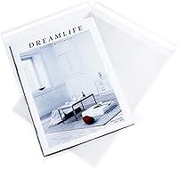 Vista 2 de DeELF Bolsas de celofán transparente de 9 x 12 pulgadas, 400 bolsas de sellado autoadhesivas a granel, bolsas de plástico para violonchelo