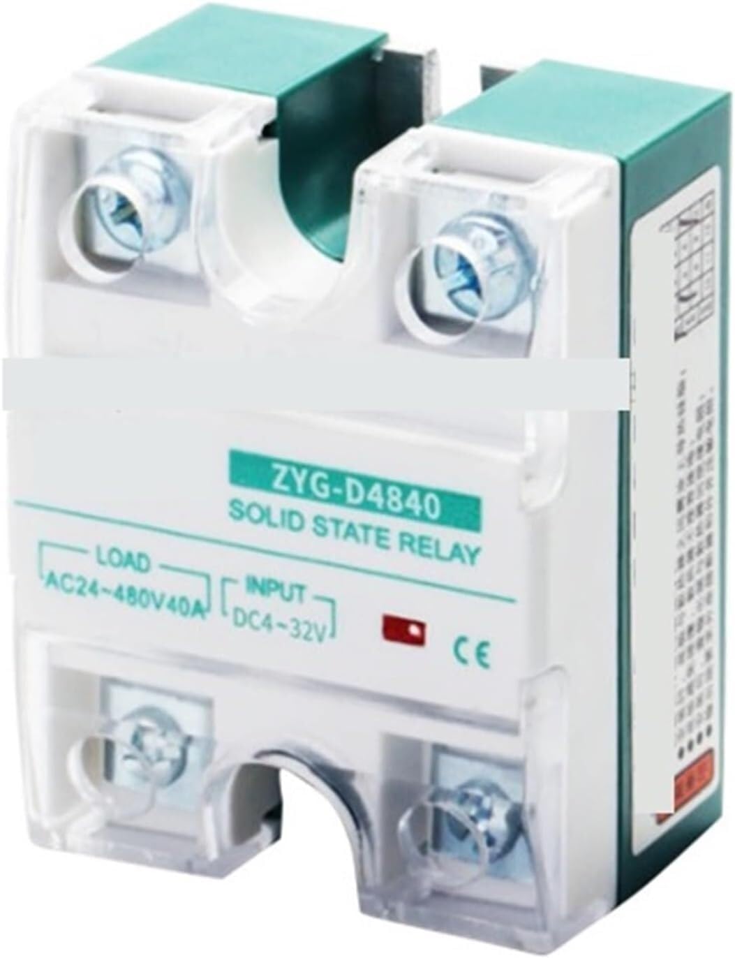 Relais statique SSR40DA commutateur silencieux DC-AC 40A