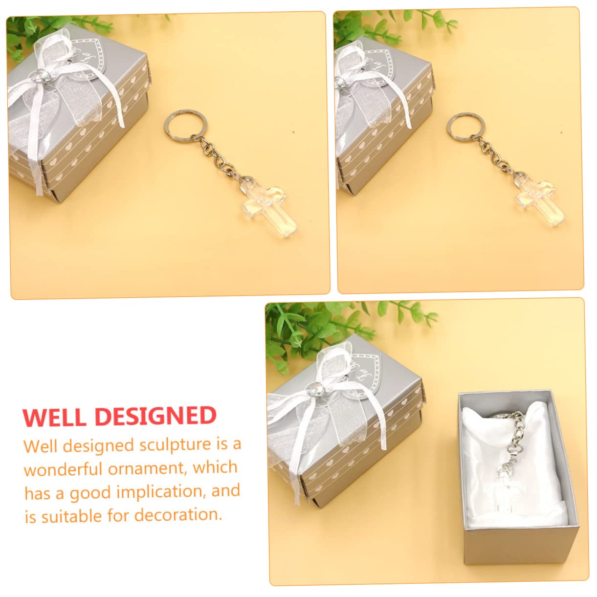 BESTYASH 5pezzi Portachiavi Accessorio Per Chiavi Per Matrimoni e Decorazioni Festive