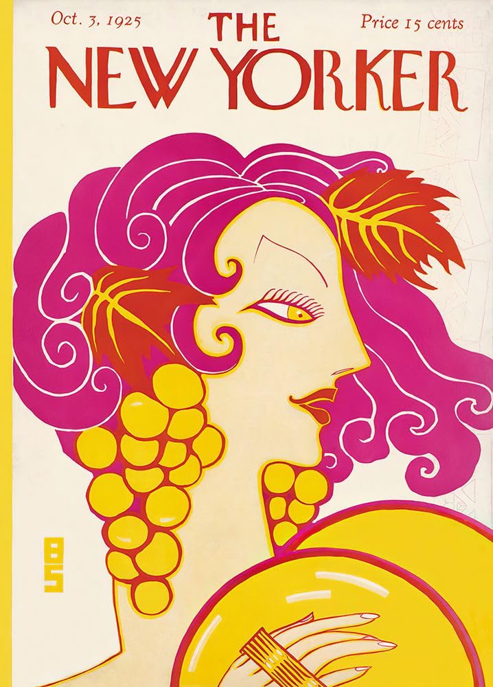 Amazon.com: The New Yorker Cover|3 Oct 1925 Poster Print