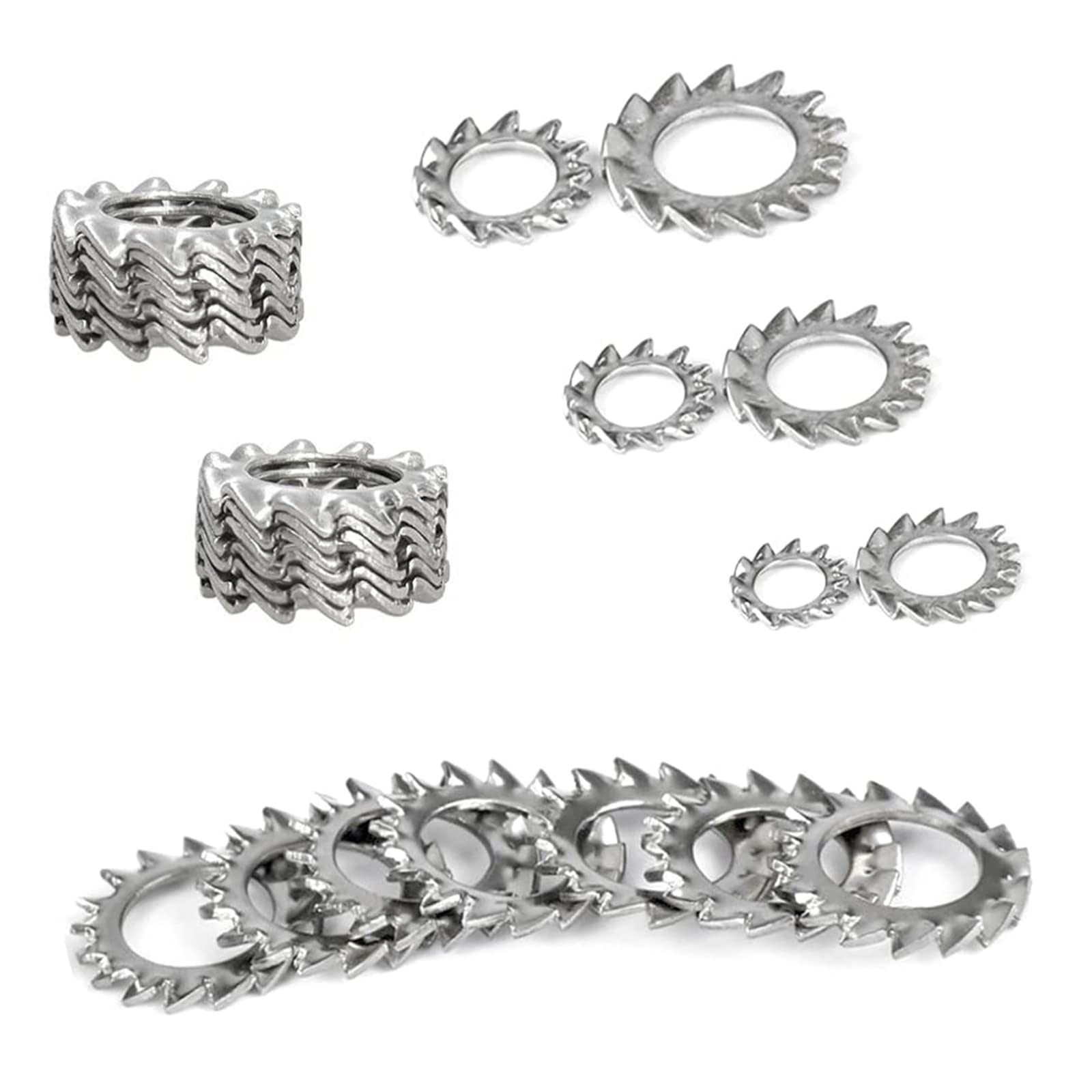 M3 - M16 Stainless Steel A2 Toothed Safety Serrated Lock Washers - Assorted Sizes