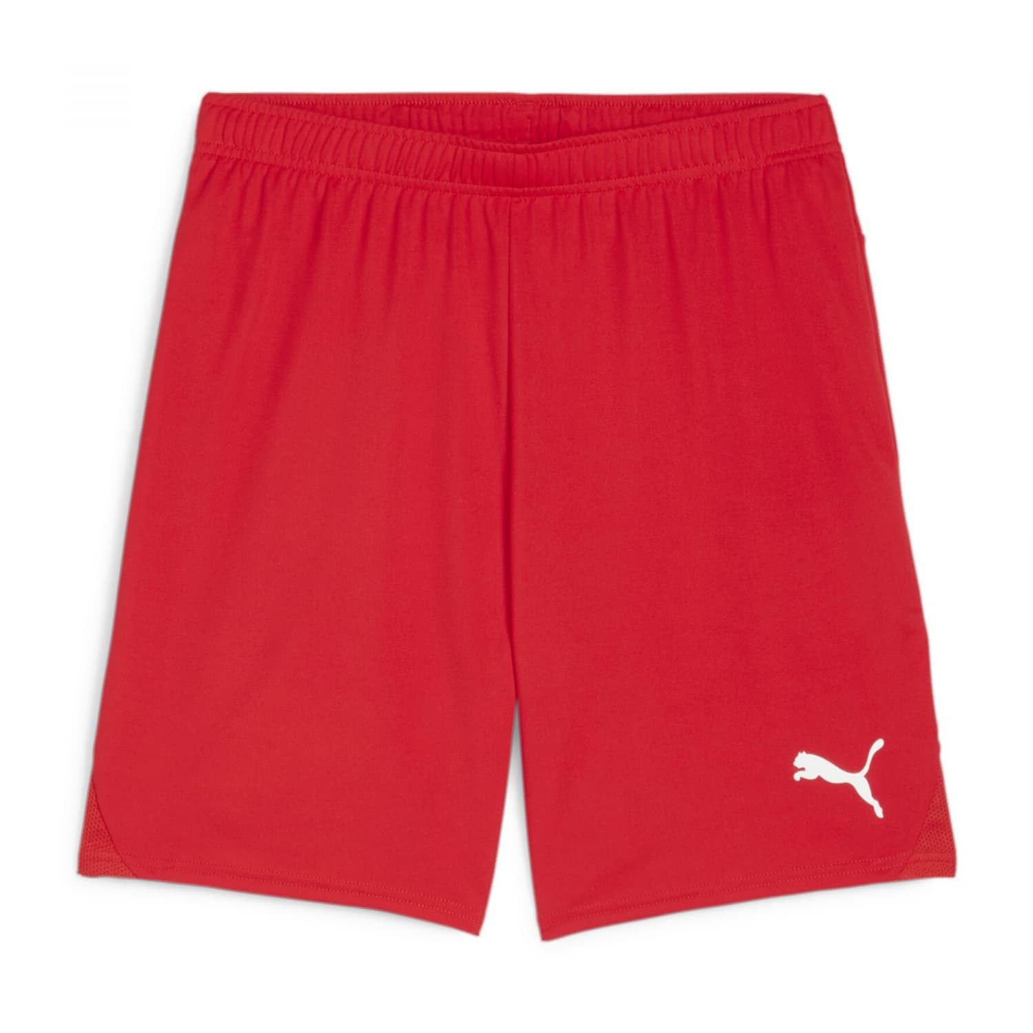 PUMA Unisex Teamgoal Jr Knitted Shorts, Puma Red-puma White, 140 EU