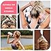 GOSICUKA 120 Pieces Black Hair Ties for Thick and Curly Hair Ponytail Holders Hair Elastic Band for Women or Men(4mm)