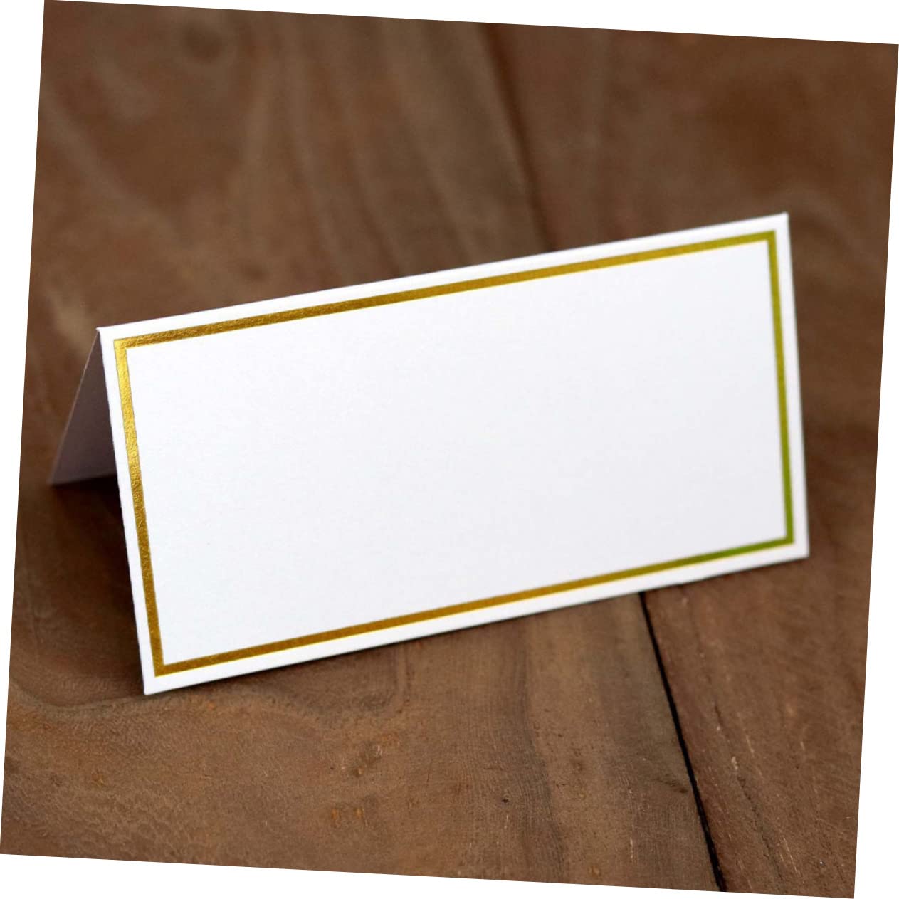 Zerodeko 200stücke Platzkarten Mit Goldenen Akzenten Stilvolle Tischkarten Für Hochzeiten Und Feiern Praktische Namensschilder Zur Einfachen Sitzplatzzuordnung