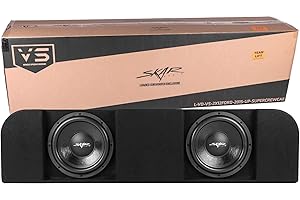 Skar Audio SDR-2X12D4 Loaded Subwoofer Enclosure Compatible with 2015-2024 Ford F-150 SuperCrew Cab Trucks