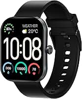 HAYLOU S6 Relógio Inteligente para Homens e Mulheres,Tela HD de 2,01",Bluetooth Telefone Chamada,127 Modos de Treino,IP68 à Prova d‘Água Relogio Smartwatch