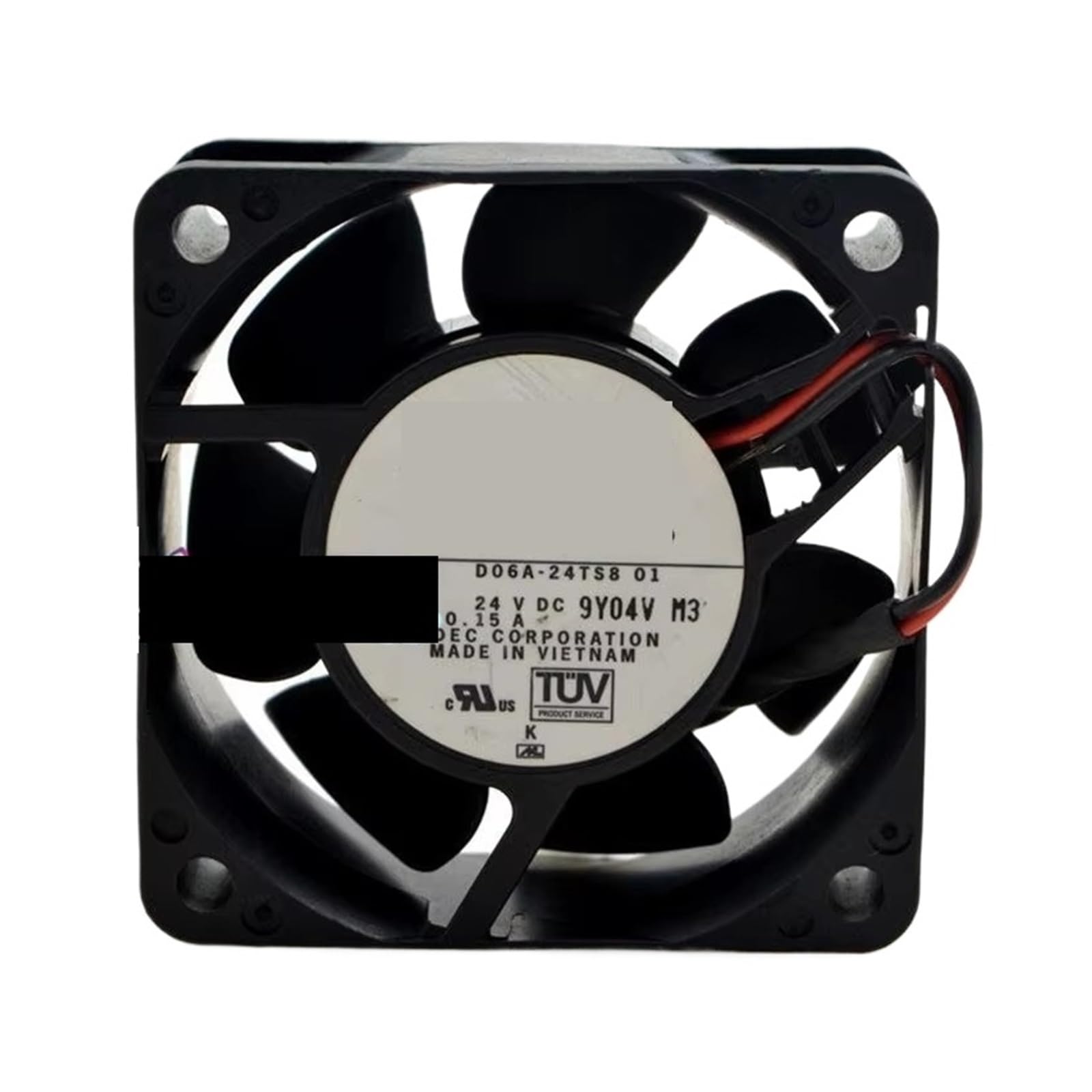 YUSKICCNE D06A-24TS8 01 24V 0.15A 6CM 60 * 60 * 25MM 2-Wire Cooling Fan(2wire A1)