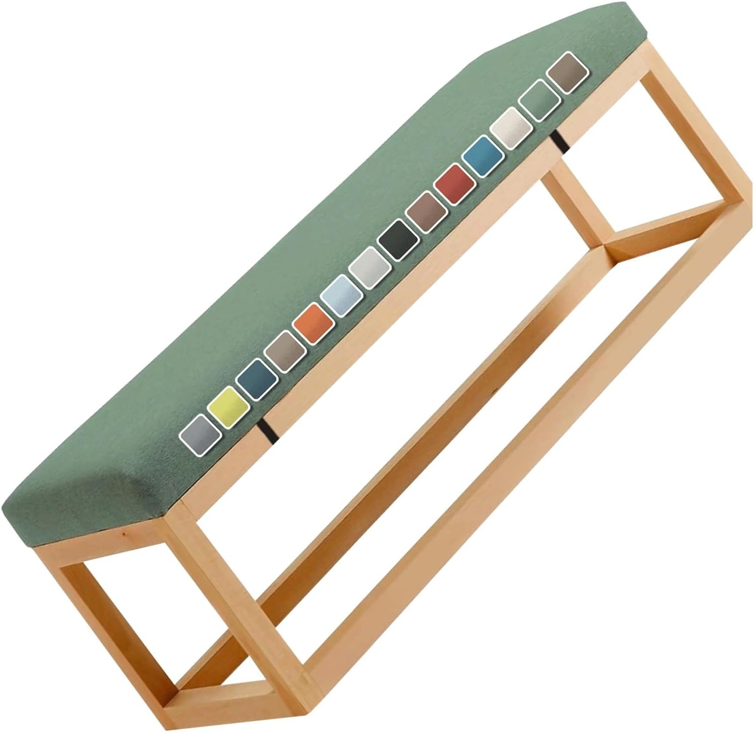 Bench Cushions for Indoor/Outdoor Furniture Patio Porch Swing Cushions 48/60/32/36/40 inch x 13/14/16/18 inch Bay Window Seat Furniture Non-Slip Cushion with Zipper(C12,32x14x2in)