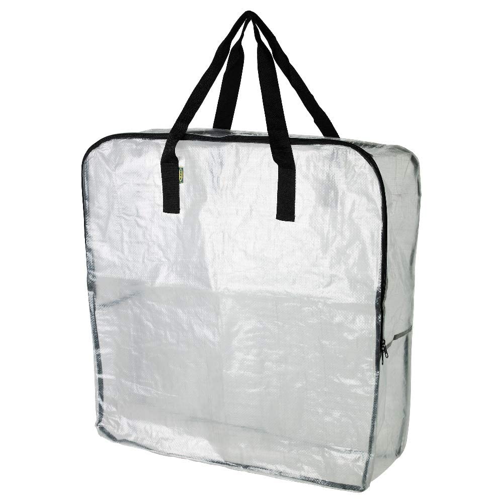 KNM Stores DIMPA Storage Bag Clear Heavy Duty Bags Transparent Storage Shopping Bag Moth Moisture Protection Storage Bags Pack of 1