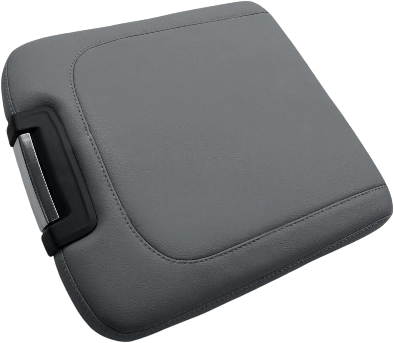 Replacement Auto Parts For Fits 2013-2018 Dodge Ram Vinyl Center Console Lid Armrest Jump Seat Cover GrayMod-R36R-7523