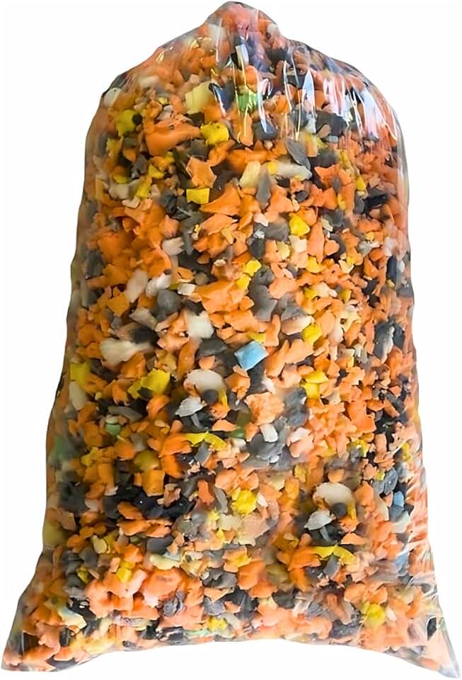 Floco Espuma Enchimento De Travesseiro Almofada E Puffs 1kg