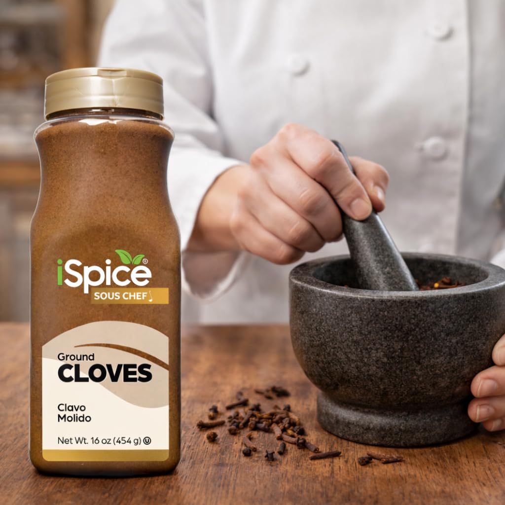 iSpice | Cloves Ground | 16 oz | Bulk Size | Gourmet Spice | Kosher