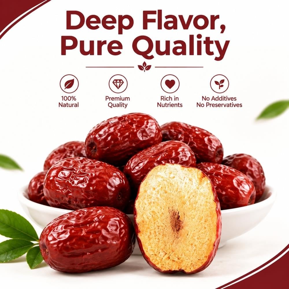Datteri rossi secchi premium 500g