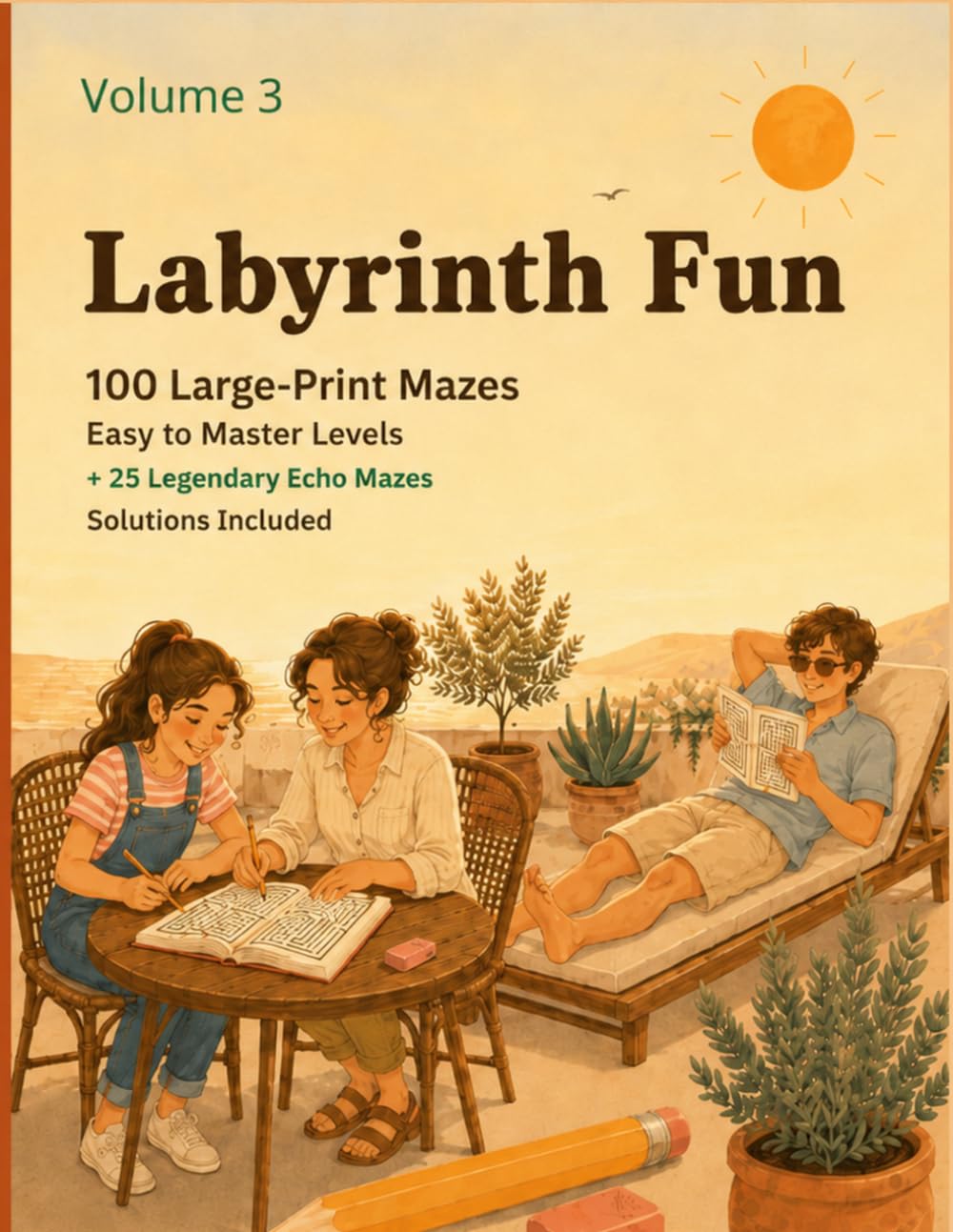 Labyrinth Fun - Volume 3: One hundred mazes for summer afternoons or anytime (Labyrinth Fun Series)