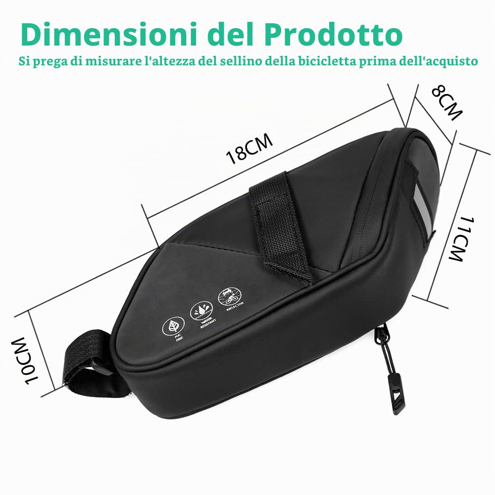 Borsa Sottosella MTB Bici, Impermeabile Kit MTB Bici da Corsa Acessori per Biciclette MTB per Mountain Bike, Bici da Corsa