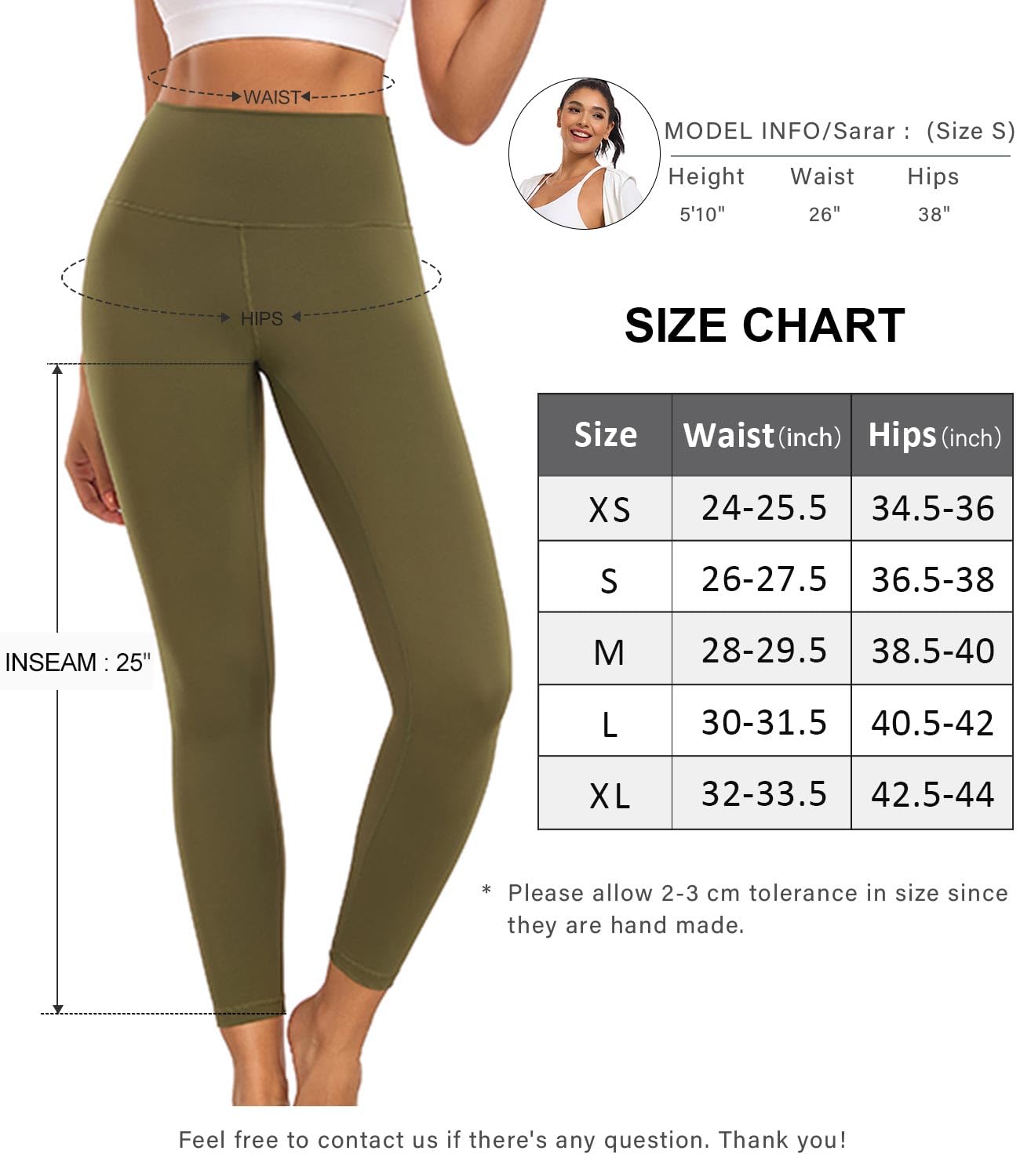 wirarpa Leggings Femme Taille Haute Pantalon de Sport Femmes Yoga Gym