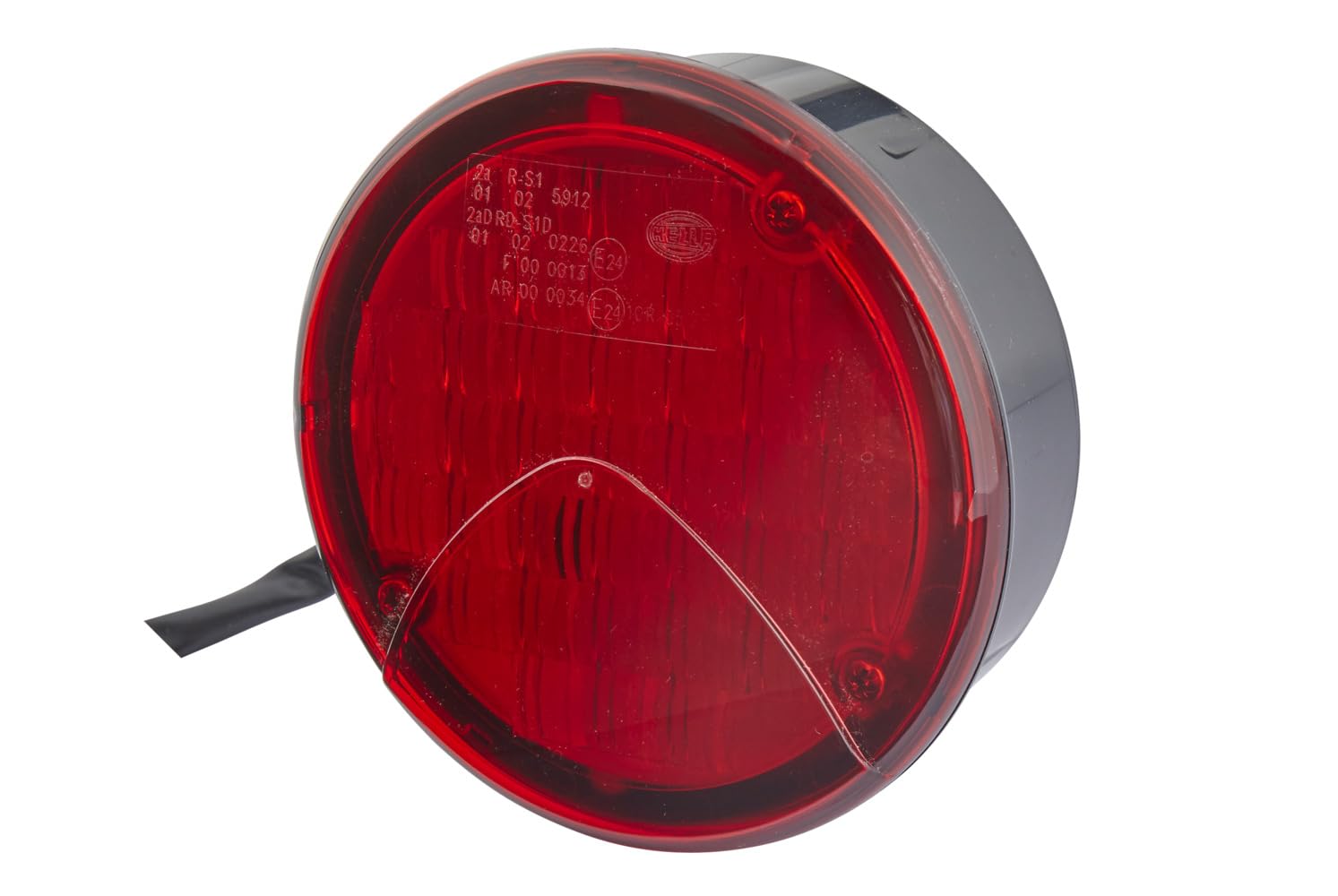 HELLA 2NE 964 169-341 Rear Fog Light - LED - 24V - mounting - Lens Colour: Red - Cable: 500mm - Plug: open cable ends - right/left