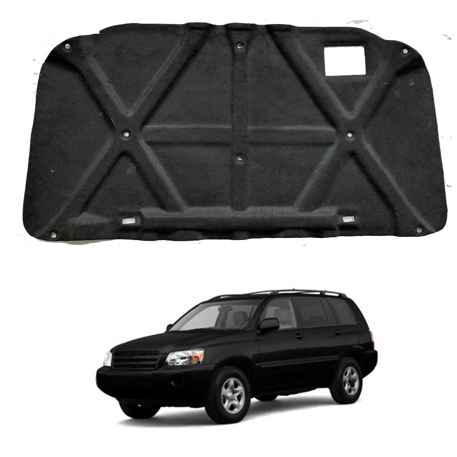 Papep Normal Heat Shield & Soundproof Cotton For Toyota Highlander 2001-2007, Bonnet Engine Insulation Mat, Noise Reduction Thermal Liner Cover For Car Hood