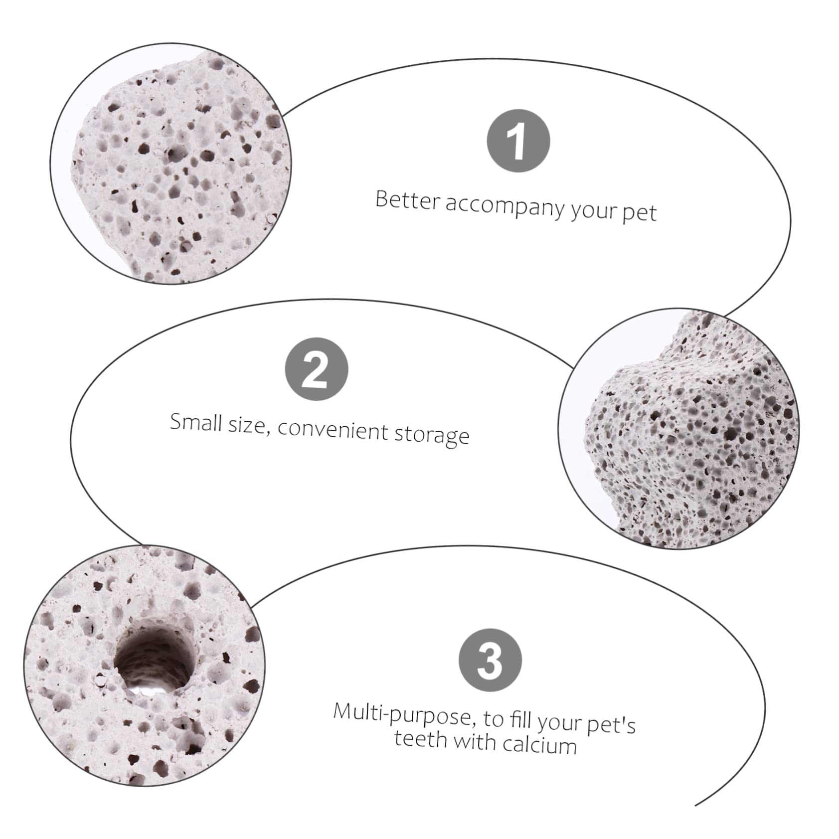 DOITOOL 36stücke Teiliges Calcium-kauspielzeug Für Haustiere Mineralstein Zum Zähneknirschen Für Hamster Kaninchen Und Andere Kleintiere Fördert Gesunde Zähne Und Natürliche