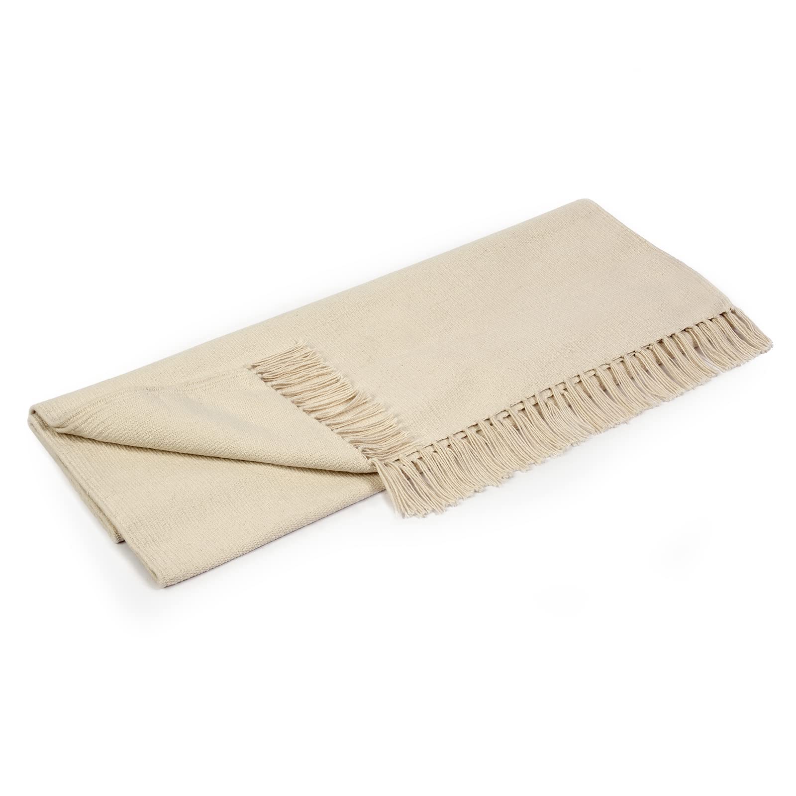 Yoga Studio Yogamattapijt, 196 cm x 70 cm, met kwastjes, katoenen yogamat, voor meditatie, ontspanning en warme yoga (framboos Yoga Studio Yogamattapijt, 196 cm x 70 cm, met kwastjes, katoenen yogamat, voor meditatie, ontspanning en warme yoga (framboos