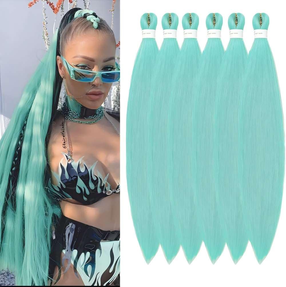 YDDM Capelli Per Treccine Africane Rosa Extension Treccine Texture Yaki Easy Install per Principianti 20 Pollici 3 Pezzi Capelli Leggeri e Naturali per Box Braids, Twist e Crochet — view 66