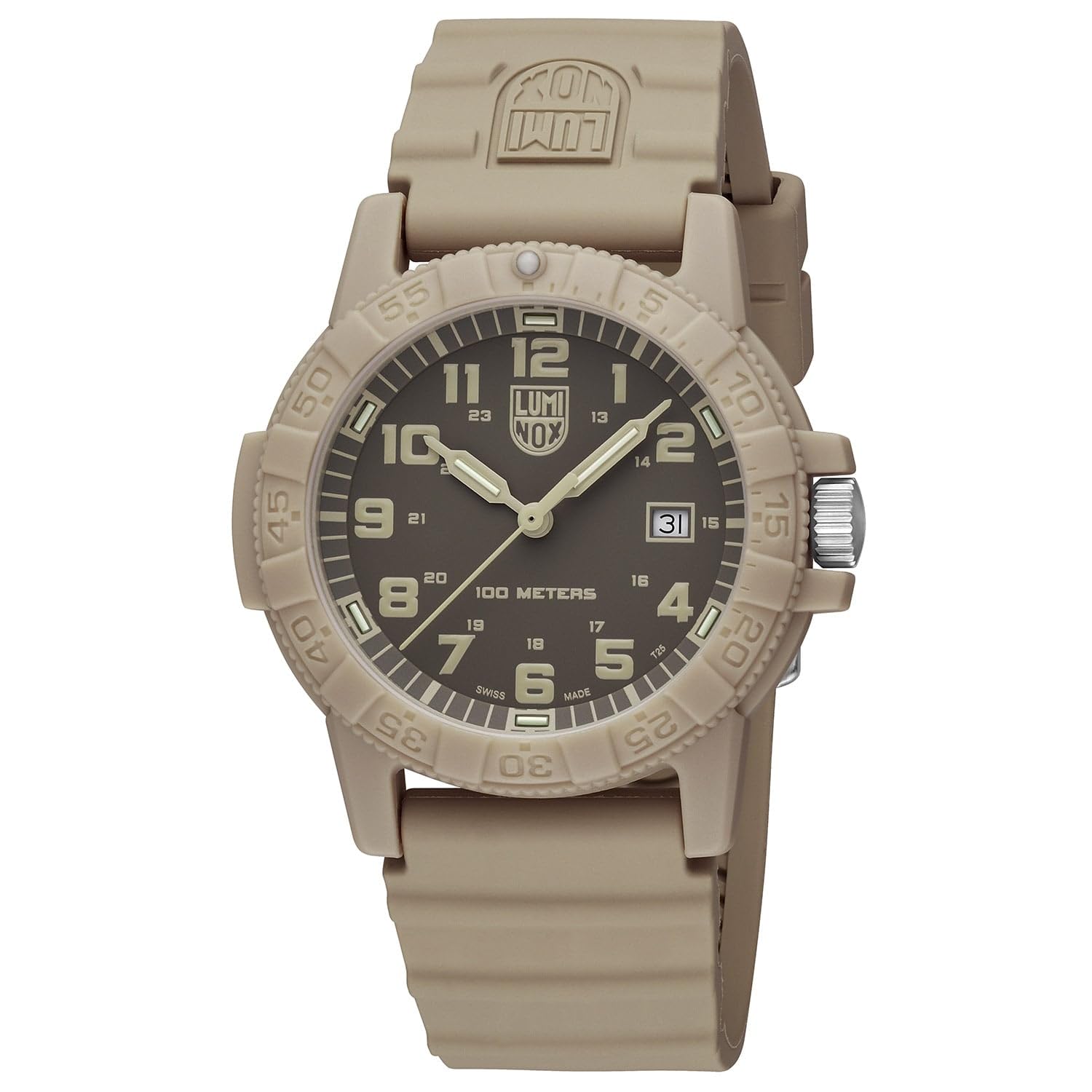 Luminox Outdoor Men s Quartz Leatherback Sea Turtle Sand Colour XS 0326 Watch