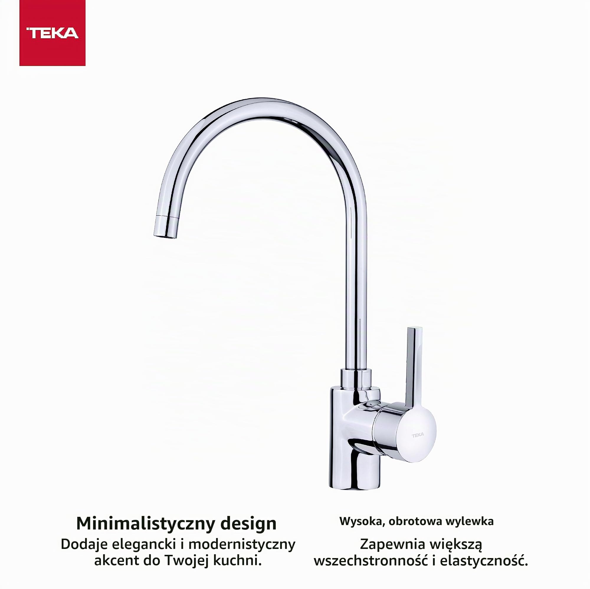 Teka 239151200 ARK 915 bateria kuchenna chromowana, kolor chromu