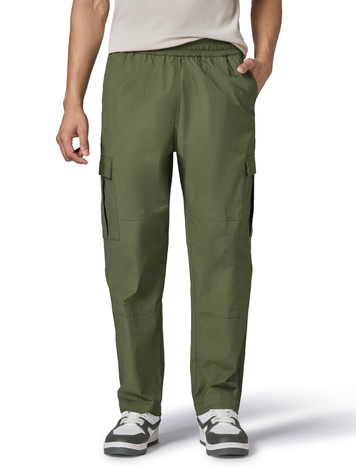 xyxx Rove Ripstop Cargo | Solid Relaxed Fit Cargo Pant for Men with 5 Pockets-picture-49