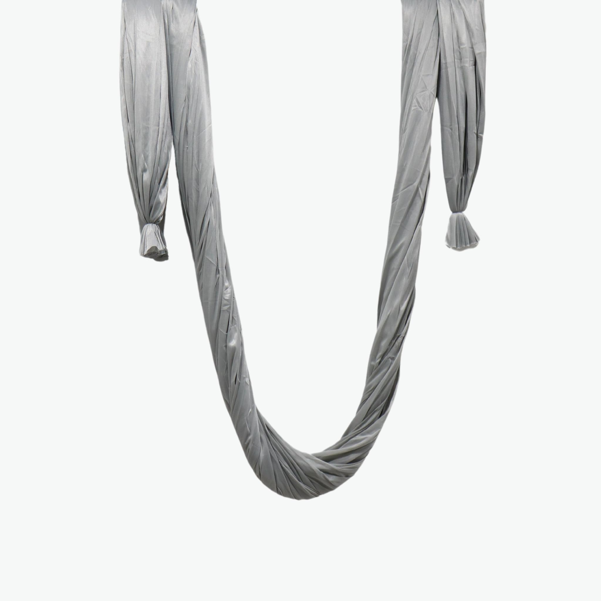Yogikuti Aerial Yoga – Amaca per yoga volante, per rilassarsi, stretching, riduzione dello stress e mal di schiena (argento)
