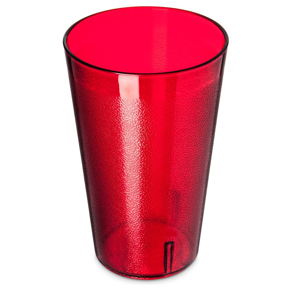 32 oz Ruby Textured Plastic Tumbler by Carlisle / CFS Brands – 32 Ounces, Plastic, Model 523210