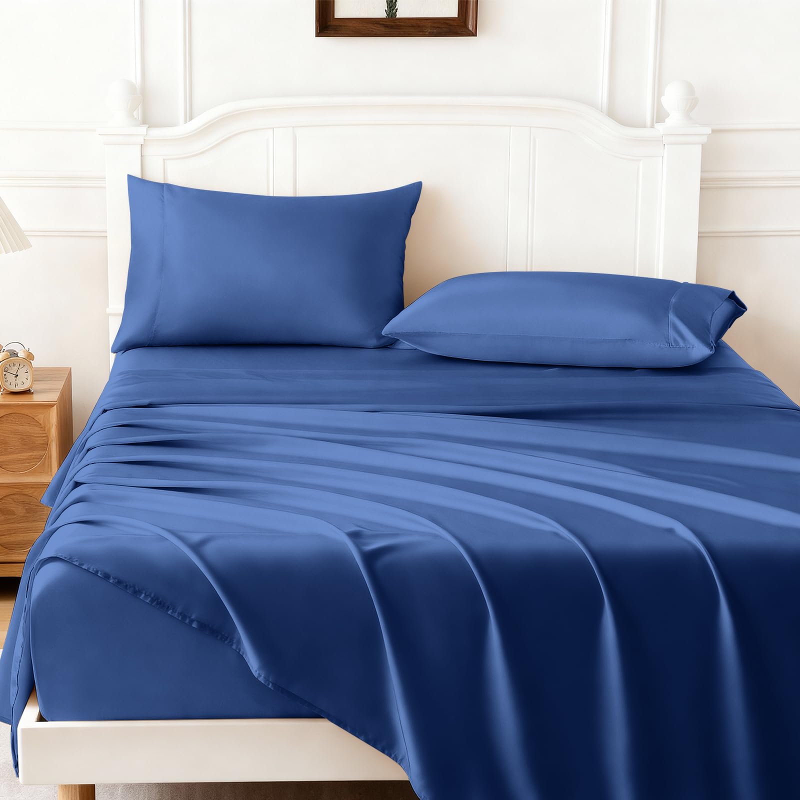 ChicView Silk Like Satin Sheets Set--3 Pcs