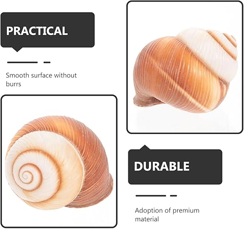 Miniatura 6 de Happyyami 15 piezas de caracol francés, conchas de caracol, conchas de caracol, accesorios para parrilla, accesorios para barbacoa, concha náutica,