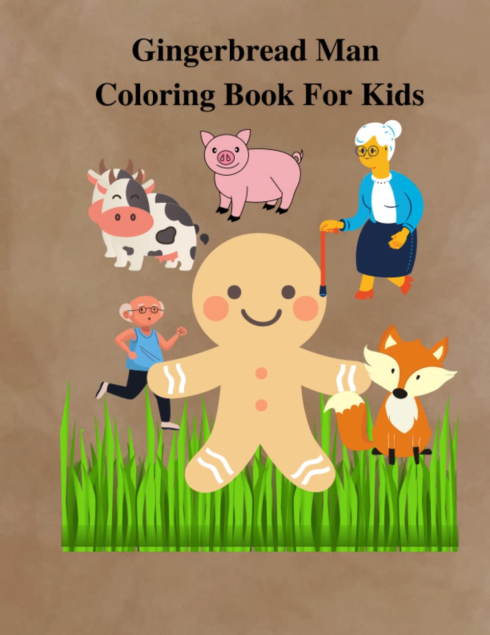 Gingerbread Man Coloring Book For Kids