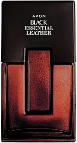 AVON BLACK ESSENTIAL LEATHER 100ML