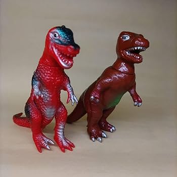 【希少】MARUSIN マルシン ティラノサウルス 大サイズ 恐竜 ソフビ Amazon.co.jp: マルシントーイ 大恐竜 アロザウルス & 大恐竜