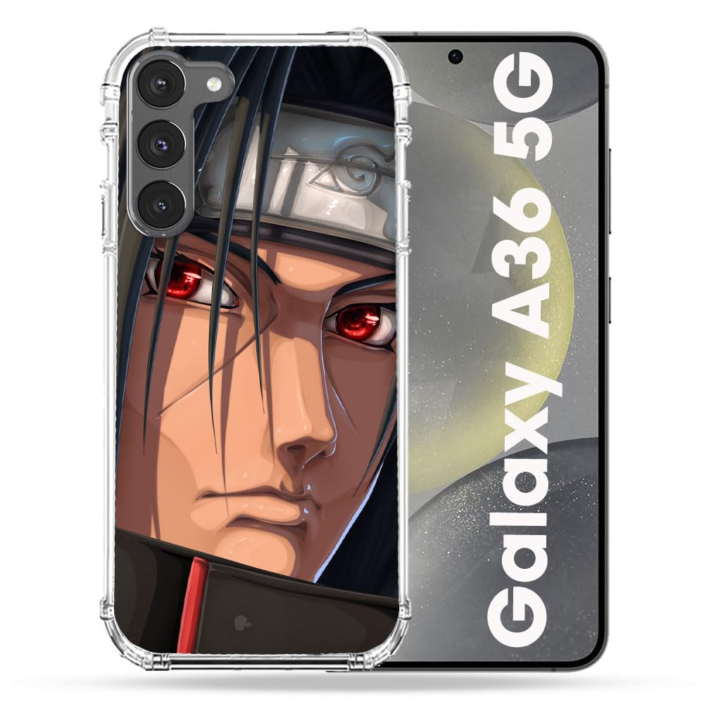 Cokitec Reinforced Case for Samsung Galaxy A36 5G Manga Naruto Itachi Face