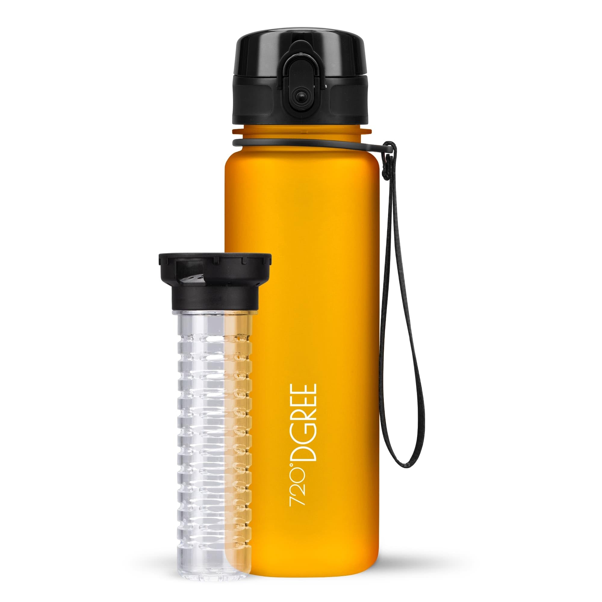 720°DGREE Botella Agua 1 Litro “uberBottle“ - Tamiz-Fruta, softTouch - Sin BPA, Prueba de Fugas, Reutilizable - Cantimplora, Water Bottle ideal para Deporte, Fitness, Gimnasio, Senderismo, Ciclismo — view 291